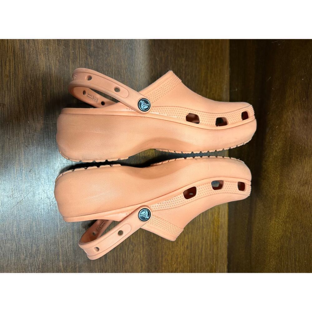 Crocs Classic Platform Clog Women 10 Comfy Lounge Retro Grunge Preppy Comfort - Picture 6 of 7